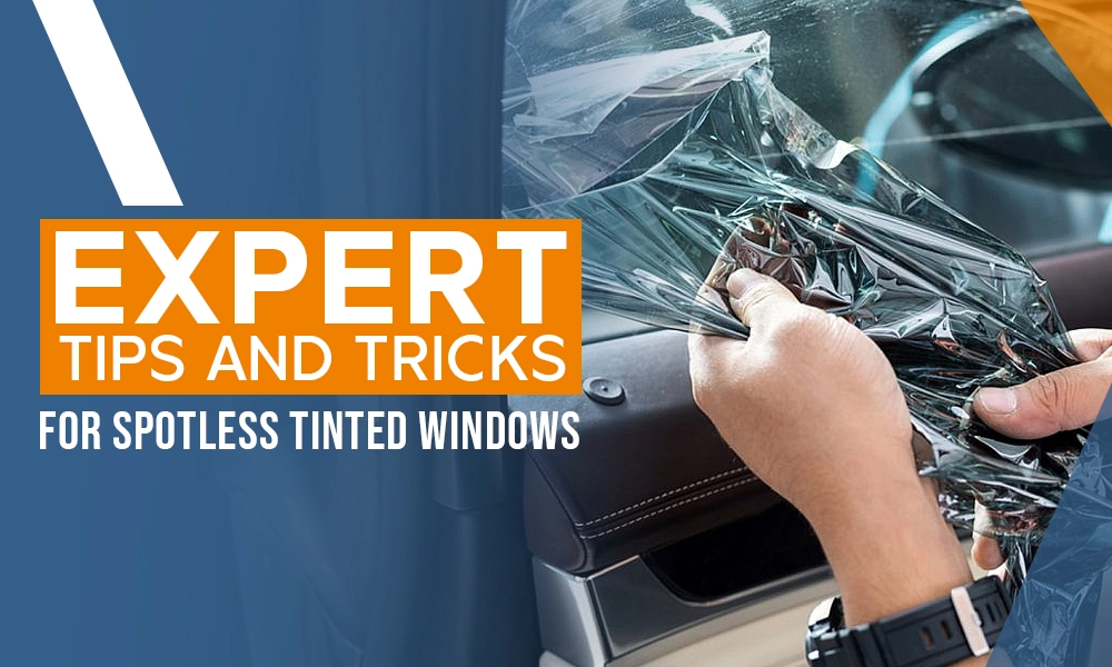 how to clean tinted car windows